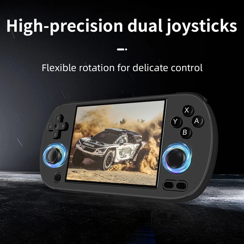 Handheld Game Console with 4-Inch Screen Linux System RGB Lighting