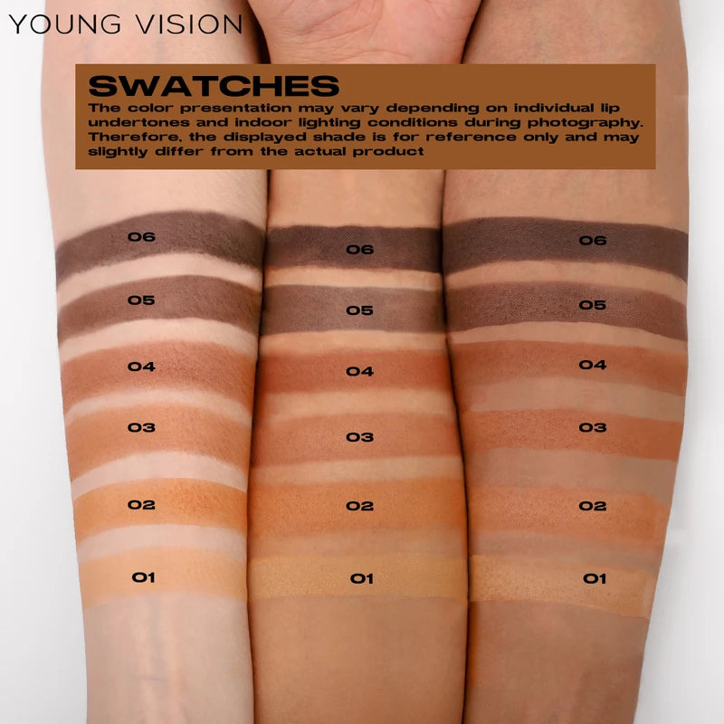 Matte Bronzer Powder Set - Natural Finish Contouring Makeup for Face & Body