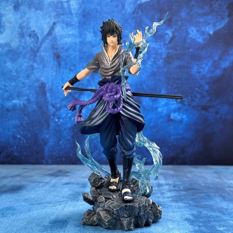 Anime Action Figure - Naruto & Sasuke PVC Collectible Toys - Multiple Colors