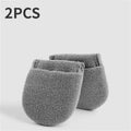 Microfiber Car Waxing Sponge Set - Non-Scratch Polishing Foam with Finger Pocket Applicator