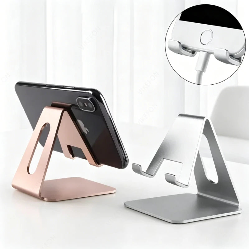 Universal Tablet and Smartphone Desktop Metal & Mobile Phone Stand - Multiple Colors