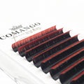 Colored Volume Lash Extensions - Wispy Soft Gradient Fans for Eyelash Artists