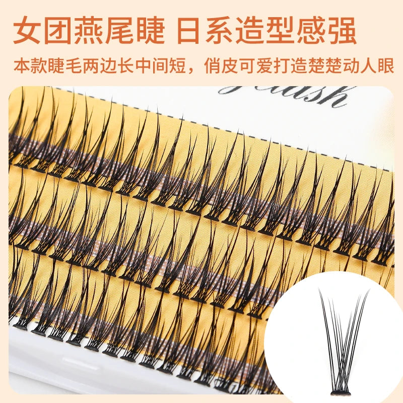 False Eyelashes 120 Pair Thick Curl Natural Mink Style Length Varieties