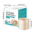 Silicone Scar Sheets 4cm x 150cm Self-Adhesive Waterproof Skin Cover