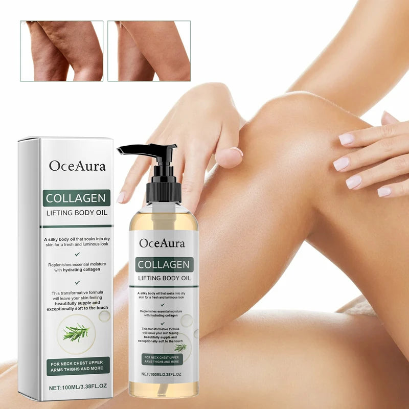 Collagen Body Oil for Firming & Hydrating All-Over Body Massage Oil