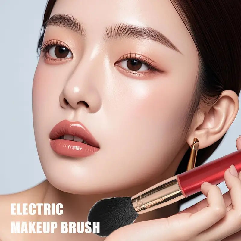 Electric Makeup Brush for Flawless Blending and Contouring - Wireless, Interchangeable Heads