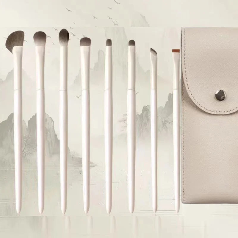 Makeup Brushes Kit for Eyeshadow Blush and Eyebrow - High Quality Eye Makeup Tool Set
