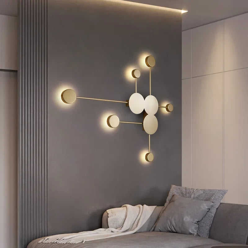 Modern LED Wall Sconce Light for Living Room Hallway Decor - Indoor Fixture