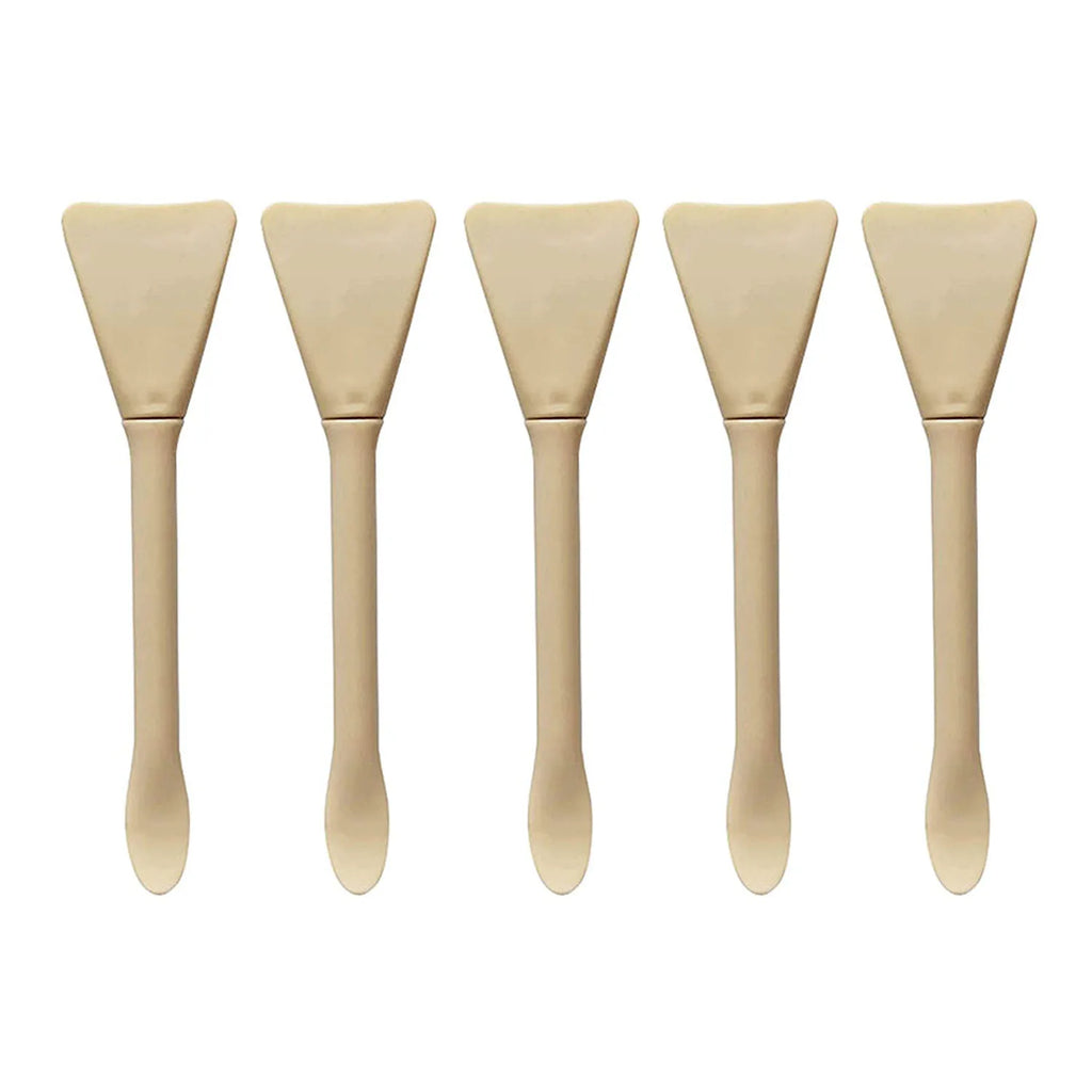 Silicone Face Mask Brush Set - Reusable Makeup Spatulas & Applicators, Soft & Washable, 5-Piece