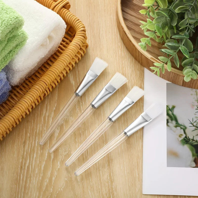 16 Facial Mask Brush Set - Professional Skin Care Tools with Soft Nylon Bristles