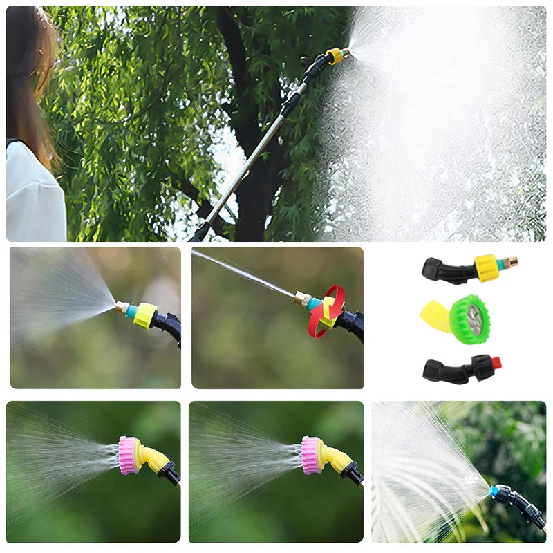 5L Electric Backpack Sprayer for Garden Irrigation Disinfection Pesticide Green Blue White