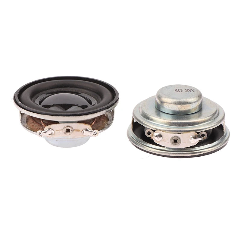 2-Pack 1.5 Inch 40MM Mini Portable Full Range Speakers for DIY Projects