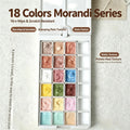 18-Color Butterfly Bow Nail Palette No-Wipe Stamping Gel for Nail Art & Gradient Effects