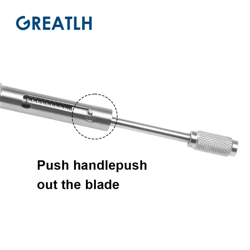 Hair Transplant Implanter Pen with Sapphire Blade - Follicle & Eyebrow Planting Tool