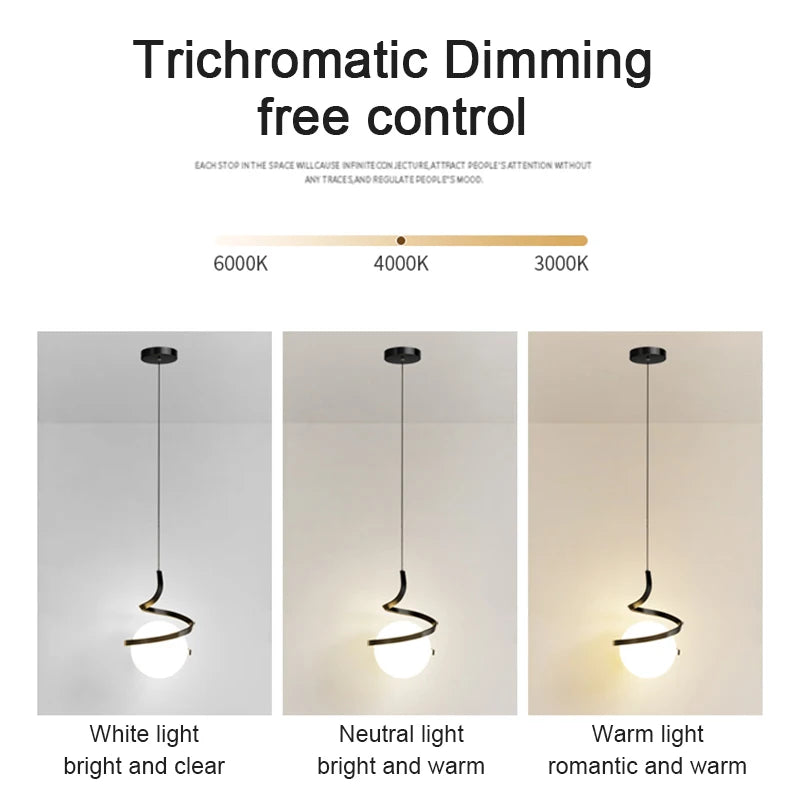 Nordic Pendant Light for Indoor Living & Dining Room Modern Hanging Lamp
