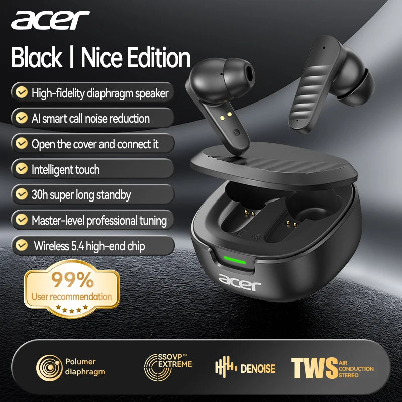 Wireless In-Ear Headphones with Noise Reduction and HD Sound for Sports
