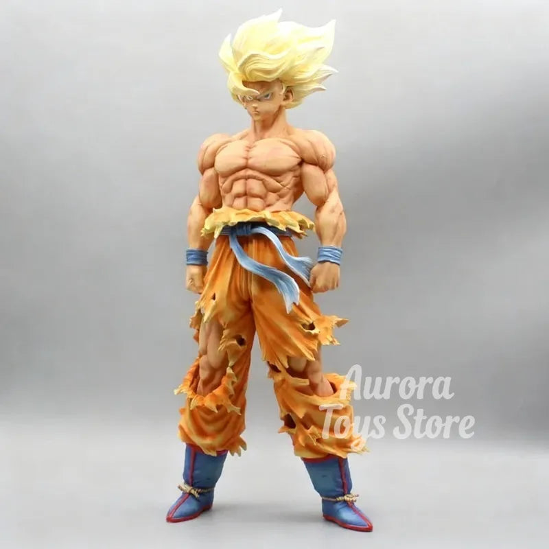 28cm Dragon Ball Z Action Figure Goku Super Saiyan PVC Collectible Toy - Multiple Colors