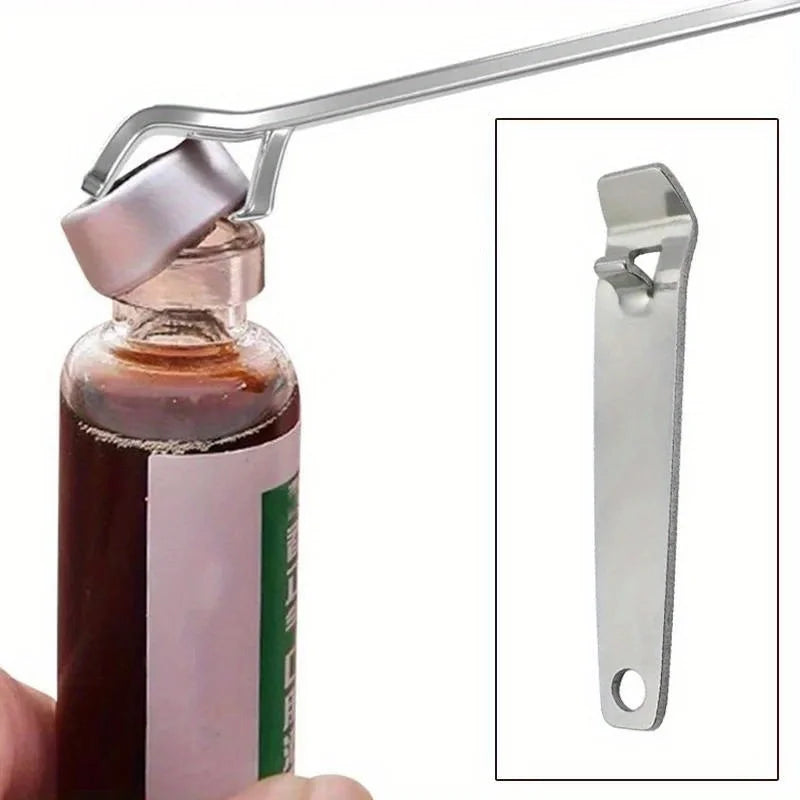 Stainless Steel Oral Liquid Vial Opener for Nurses and Doctors - Portable Ampule Bottle & Can Opening Tool
