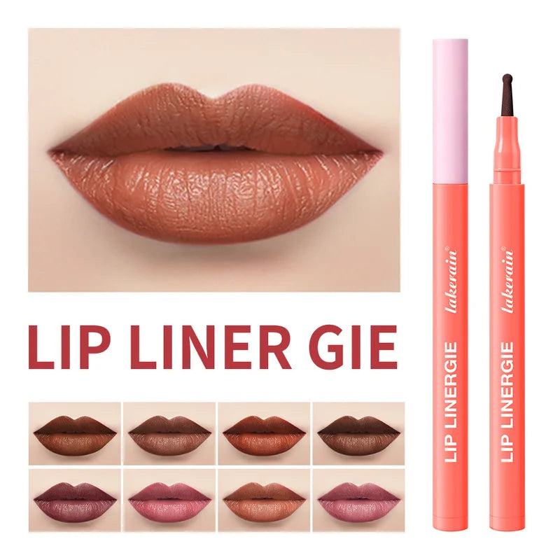 Waterproof Lip Liner Stain Set - Long Lasting Transfer Proof Lip Makeup
