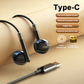 Wired Headphones with HiFi Stereo Sound for Smartphone & PC - 3.5mm & USB C