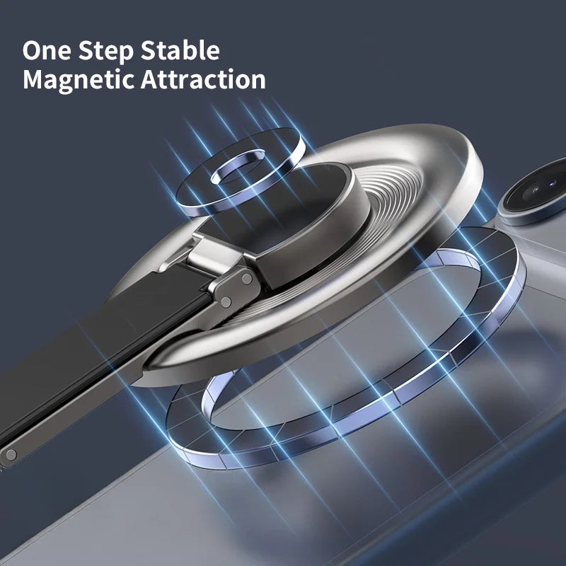 Magnetic Phone Holder with 360° Rotation for MagSafe & Universal Compatibility