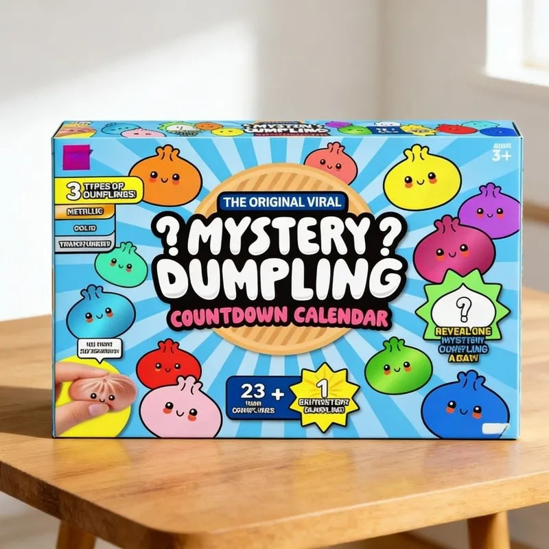 Soft Squeeze Dumpling Advent Calendar Stress Relief Toy - Sensory Fidget Box