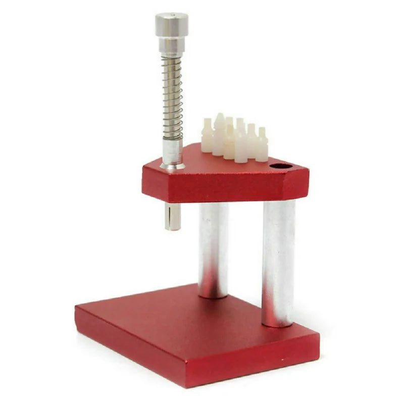 Watchmaker Watch Hand Fitting Tool with 6 Plastic Dies - Needle Extractor