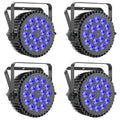 RGBWA+UV 6IN1 Par Light with DMX512 for Disco, Party, Stage Lighting