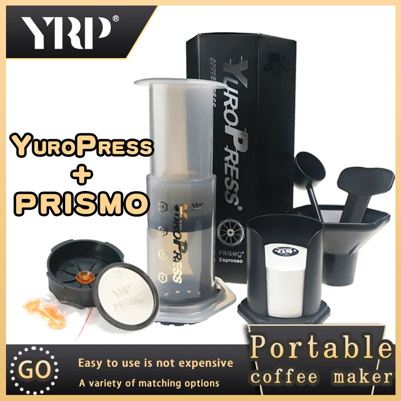 Portable French Press Coffee Maker with Filter Paper - 64mm, 350pcs