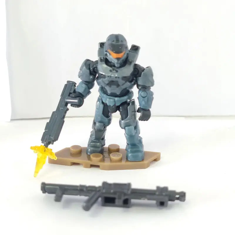 Mini Action Figures Set - Banished Phantom Spartan Griffin Brute & More, 2-Inch Collectible Toys (4 Pack)