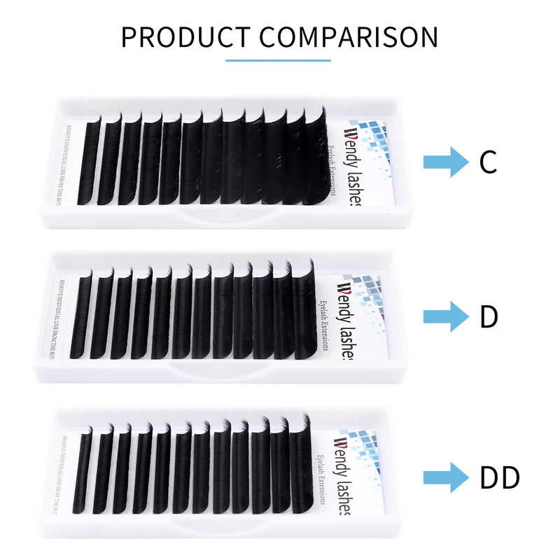 Easy Fanning Flowering Volume Faux Mink Eyelashes - Natural Long Lash Extensions