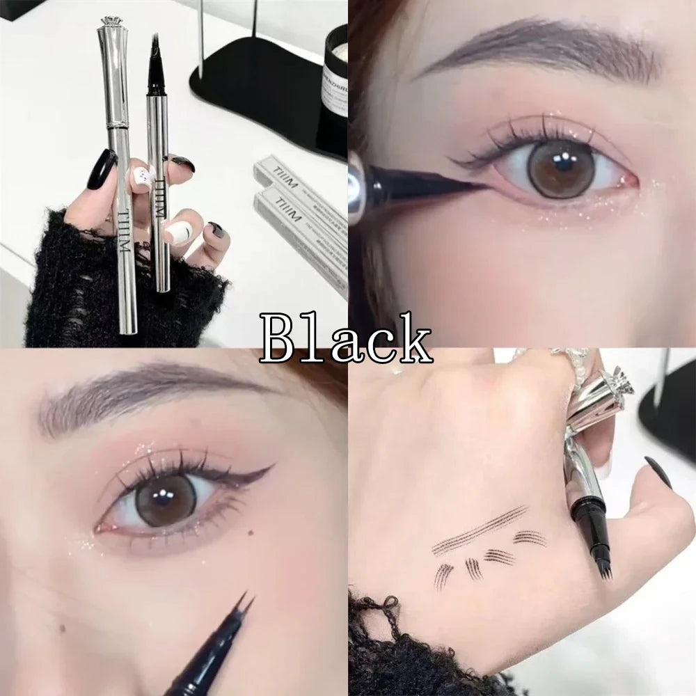 Waterproof Eyebrow Pen - Natural, Smudge-Proof, Quick-Drying Liquid Brow Pencil