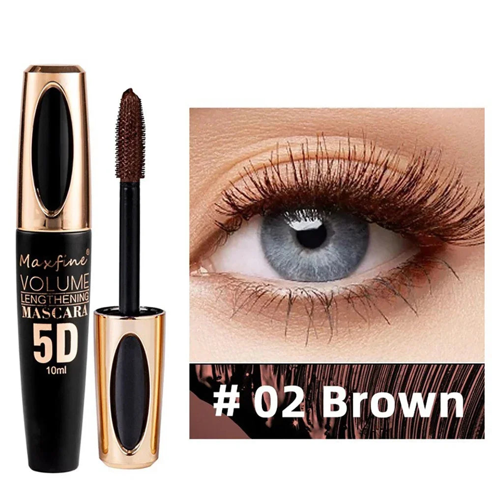 Waterproof Curling & Lengthening Mascara - 24H Smudgeproof Makeup Tool