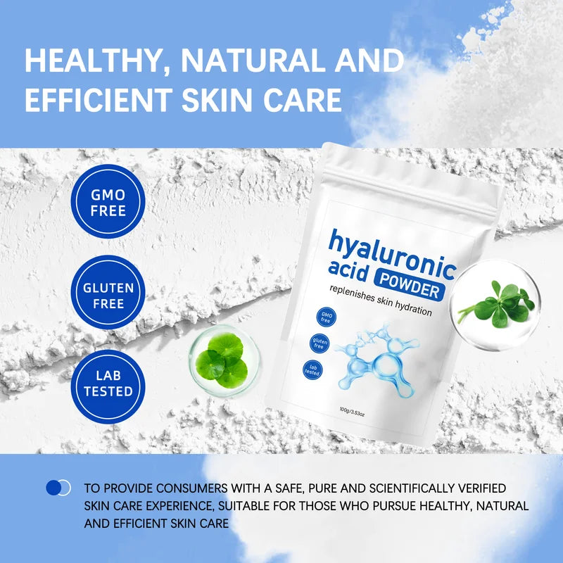 Hydrating Hyaluronic Acid Face Mask Powder - Brightening & Anti-Aging, 35g/25g Variants