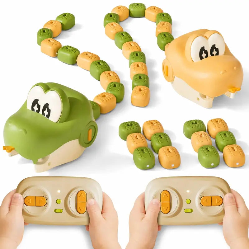 Magnetic Snake Battle Toy for 2 Players Interactive Remote Control Desktop Ornament