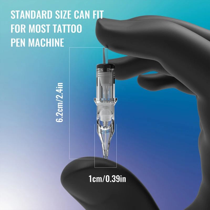 Disposable Tattoo Needle Cartridges Set - Mixed Sizes, Safe & Sterile