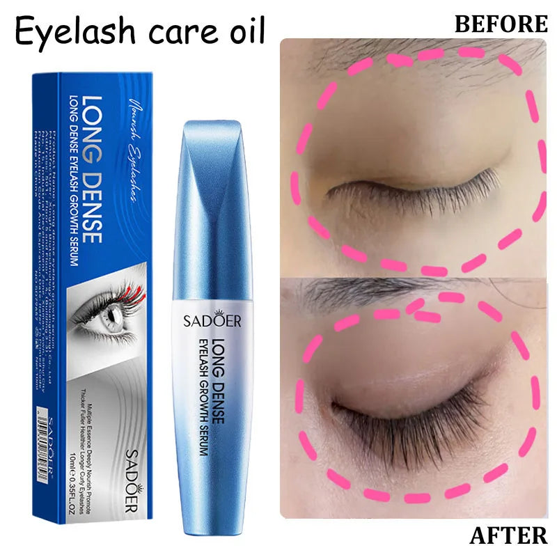 Eyelash Growth Serum Natural Eyelash Enhancer for Longer Thicker Lashes