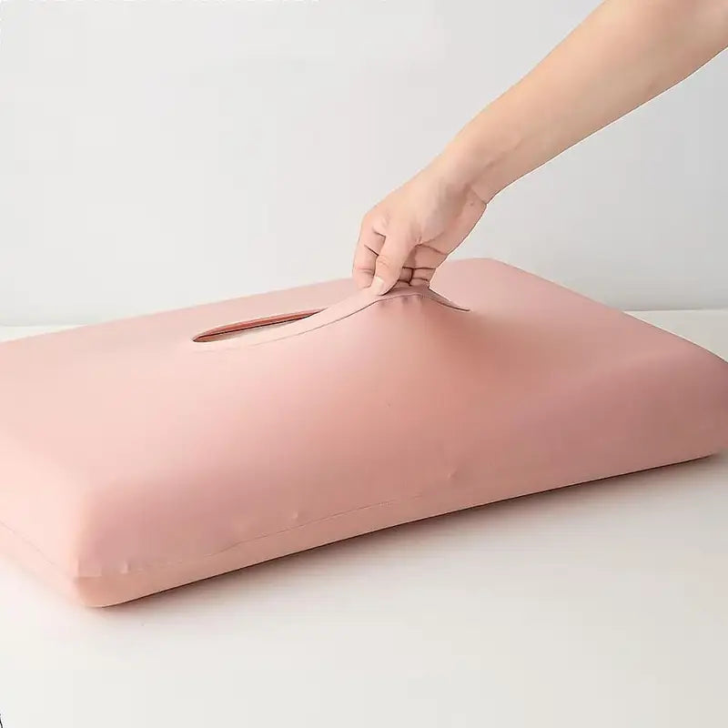 Breathable Cooling Pillowcase with Adjustable Drawstring - Moisture-Wicking Summer Sleep Cover