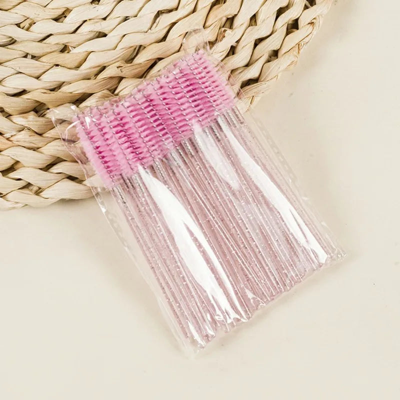 Crystal Eyelash Brush Combs Set - Professional Makeup Tool for Eyelashes
