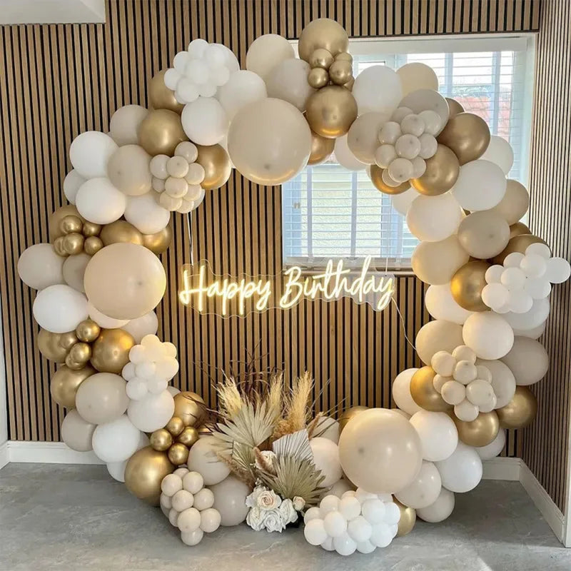 Party Balloon Garland Kit 131pcs for Weddings Birthdays & Events