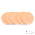 6Pcs Makeup Sponge Set - Soft Latex Facial Powder Puffs for Foundation and Contouring