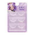 White Feather False Eyelash Strips for Cosplay and Costume Makeup