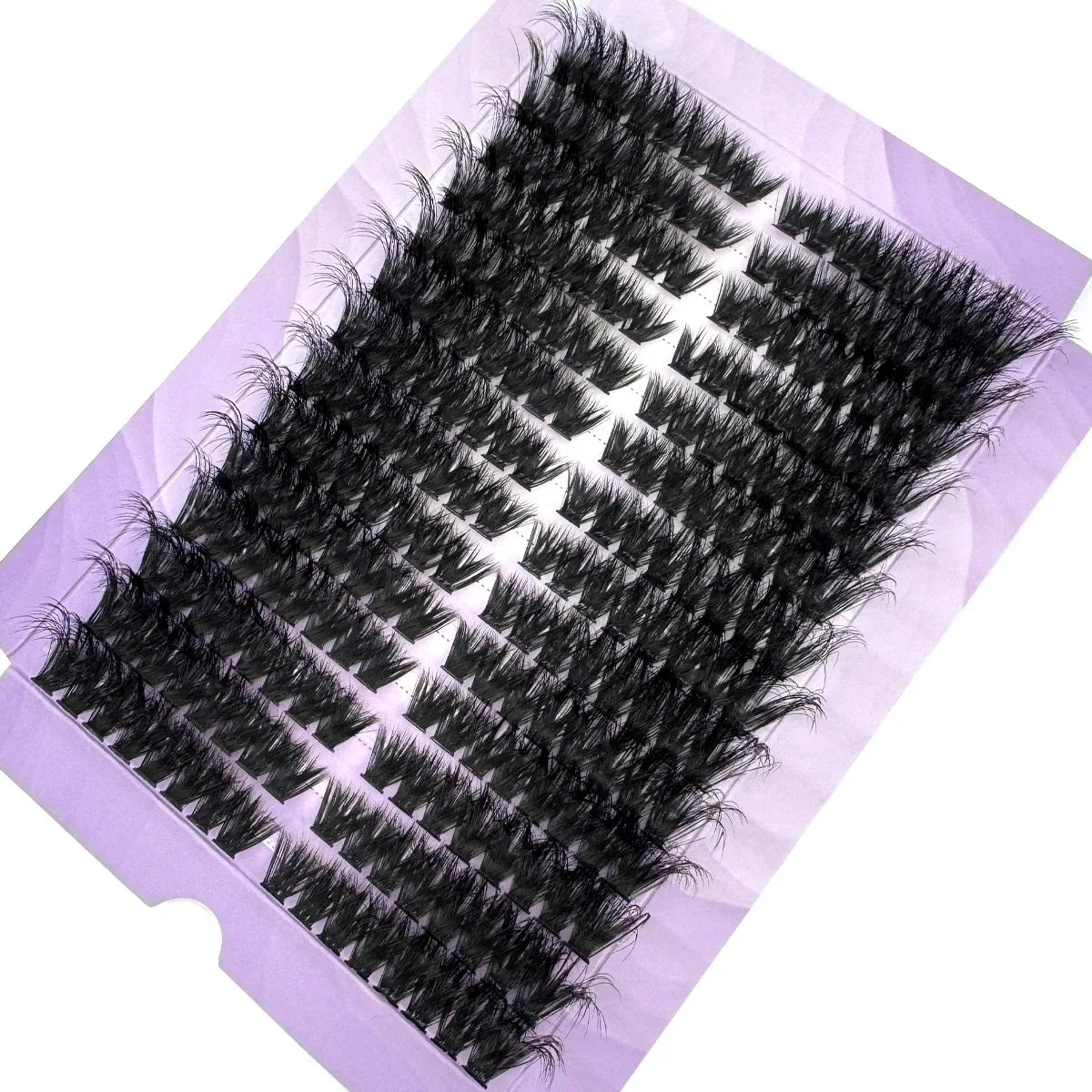 Large Capacity DIY False Eyelash Clusters - Fluffy Volume Cat Eye Lashes 14 Rows