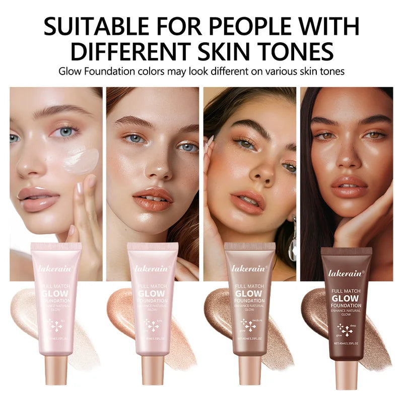 Illuminating Glow Foundation Drops - Multi-Use Radiance Makeup for Face & Body