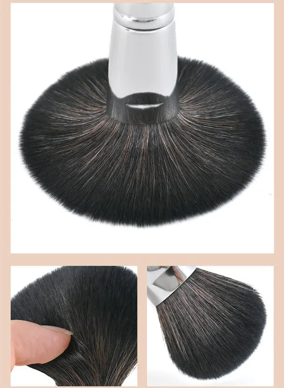 Mini Portable Makeup Brush Set - 10 Soft Vegan Face & Eye Brushes - 5 Sets