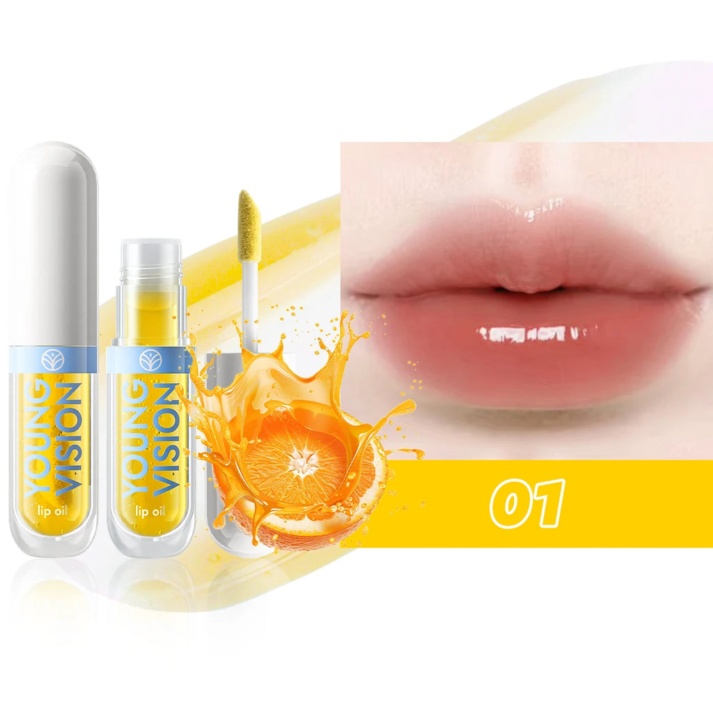 Color-Changing Lip Gloss Set with Fruity Scent - Moisturizing & Long-Lasting Hydrating Lip Tint
