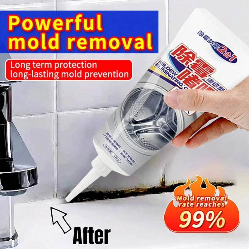 Mold Remover Gel for Kitchen & Bathroom Surfaces - 1/3/5/10 Pcs Cleaning Gel