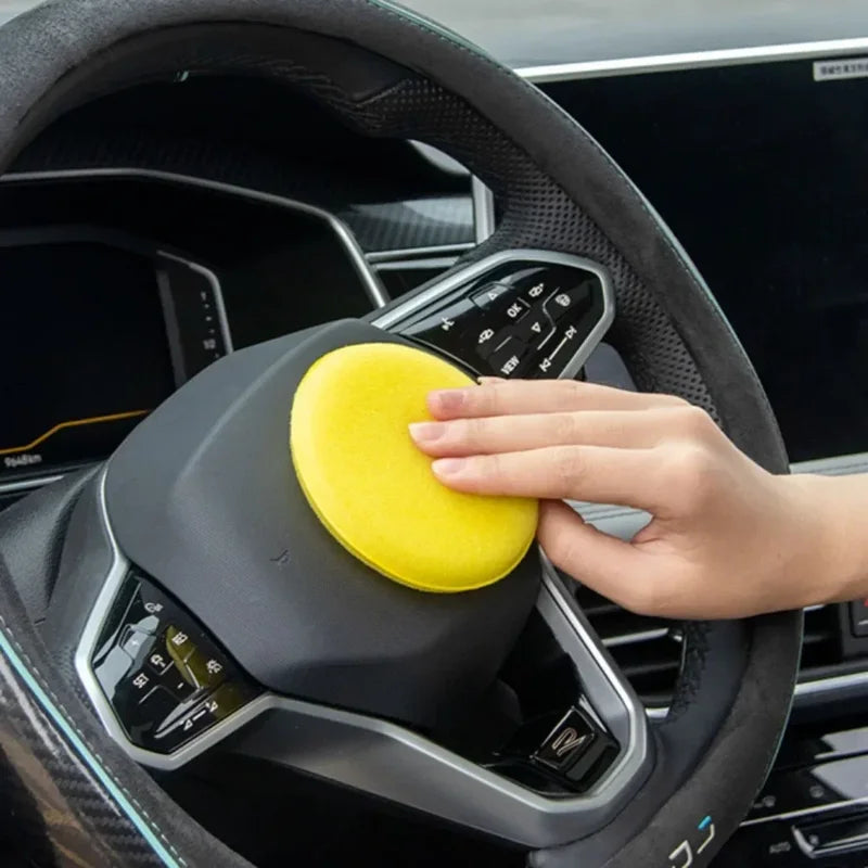 Car Waxing Foam Polish Sponges Set for Detailing & Cleaning