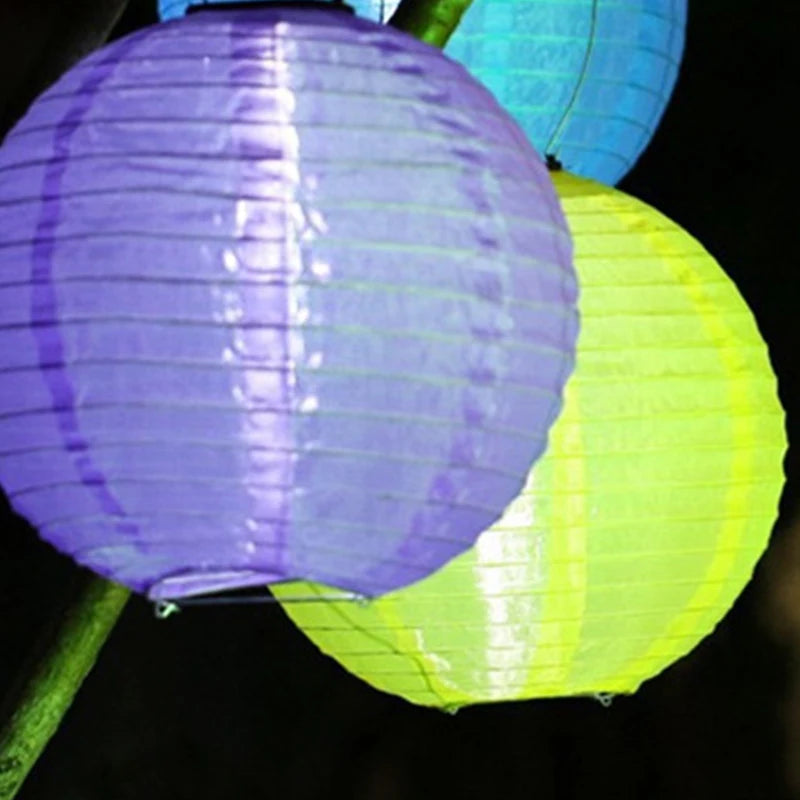 12-Inch Waterproof Solar Lantern Outdoor Decoration Globe Light