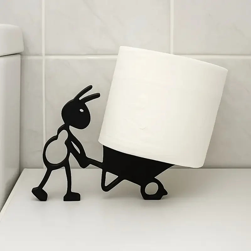 Ant Tissue Holder with Stable Base - Creative Home Decor for Bathroom, Living Room, Bedroom
